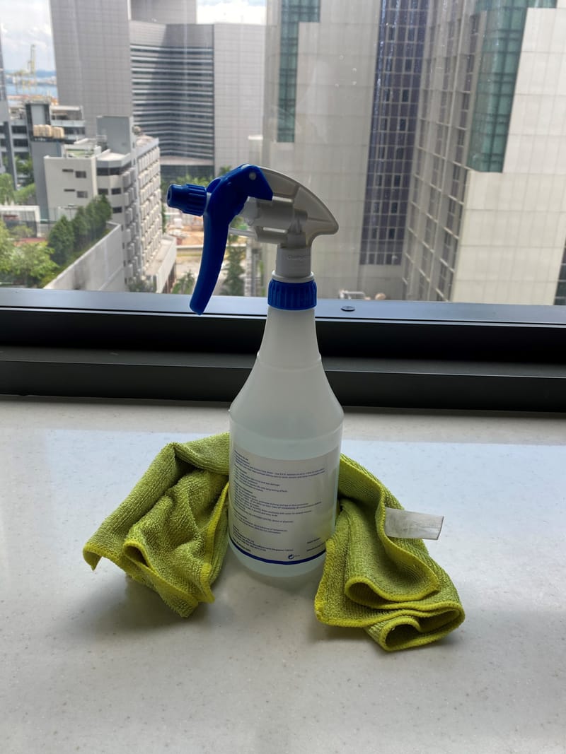 7. Oktober 2020 - 9. Quarantänetag - Putzen ist angesagt!