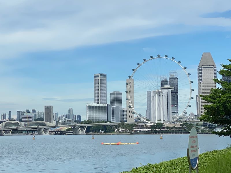 Fahrradtour durch Singapore