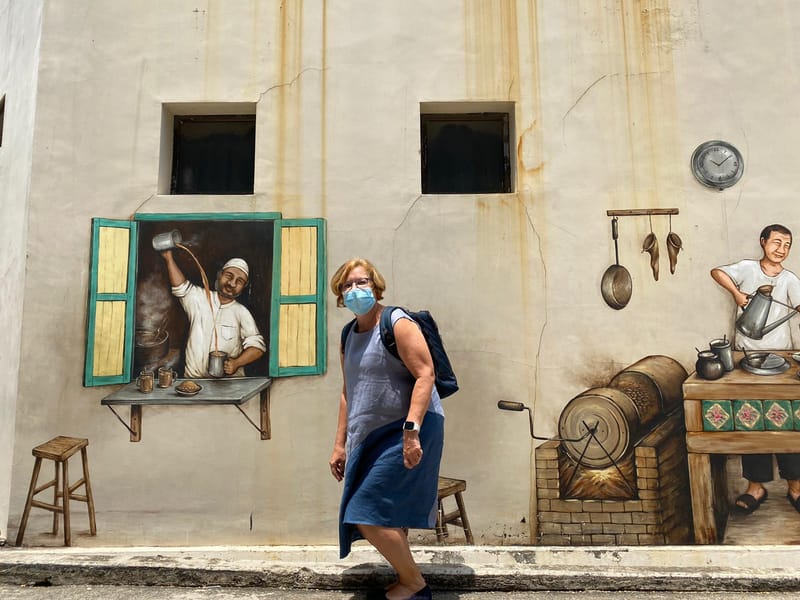 Wandmalereien in Kampong Glam