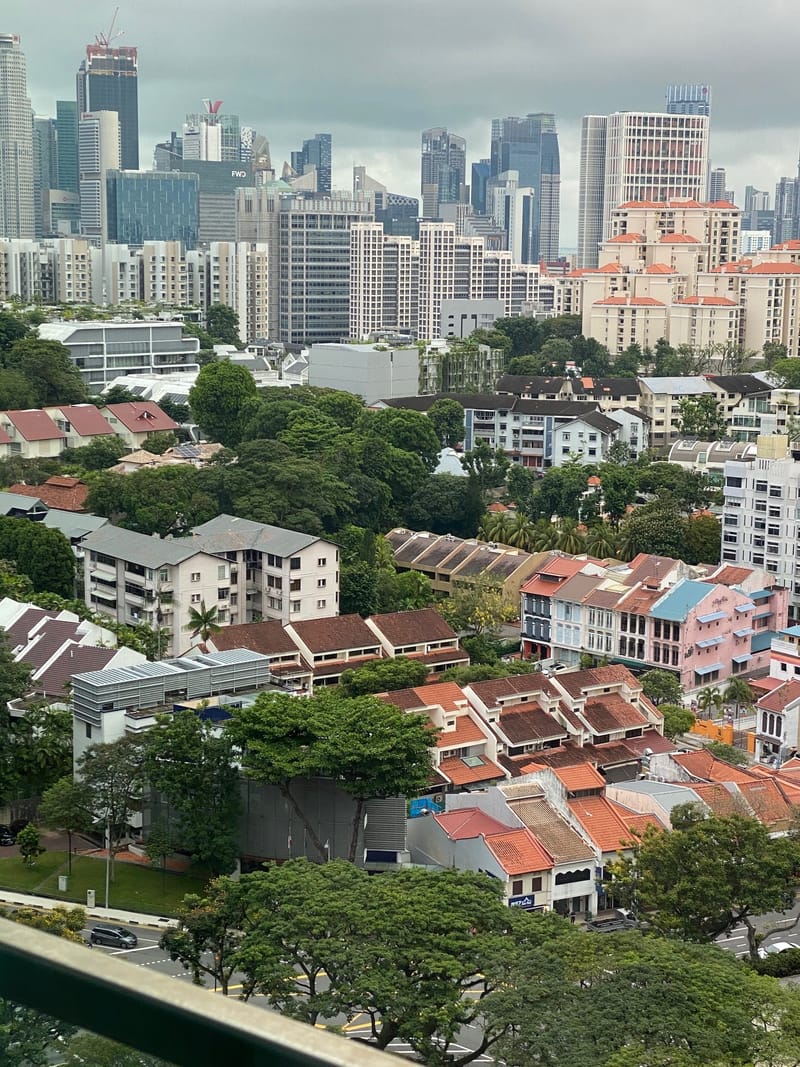 7. Quarantänetag - neues Zimmer mit herrlicher Aussicht