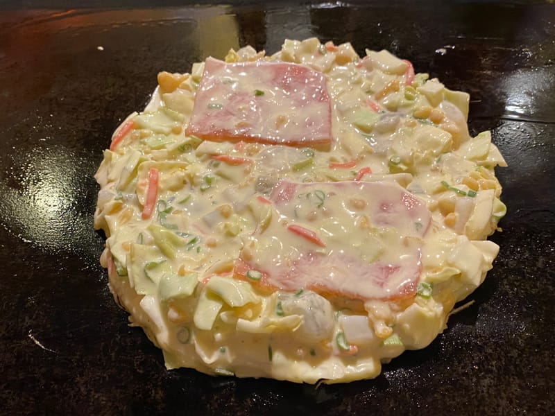 Japanische Spezialität-Okonomiyaki