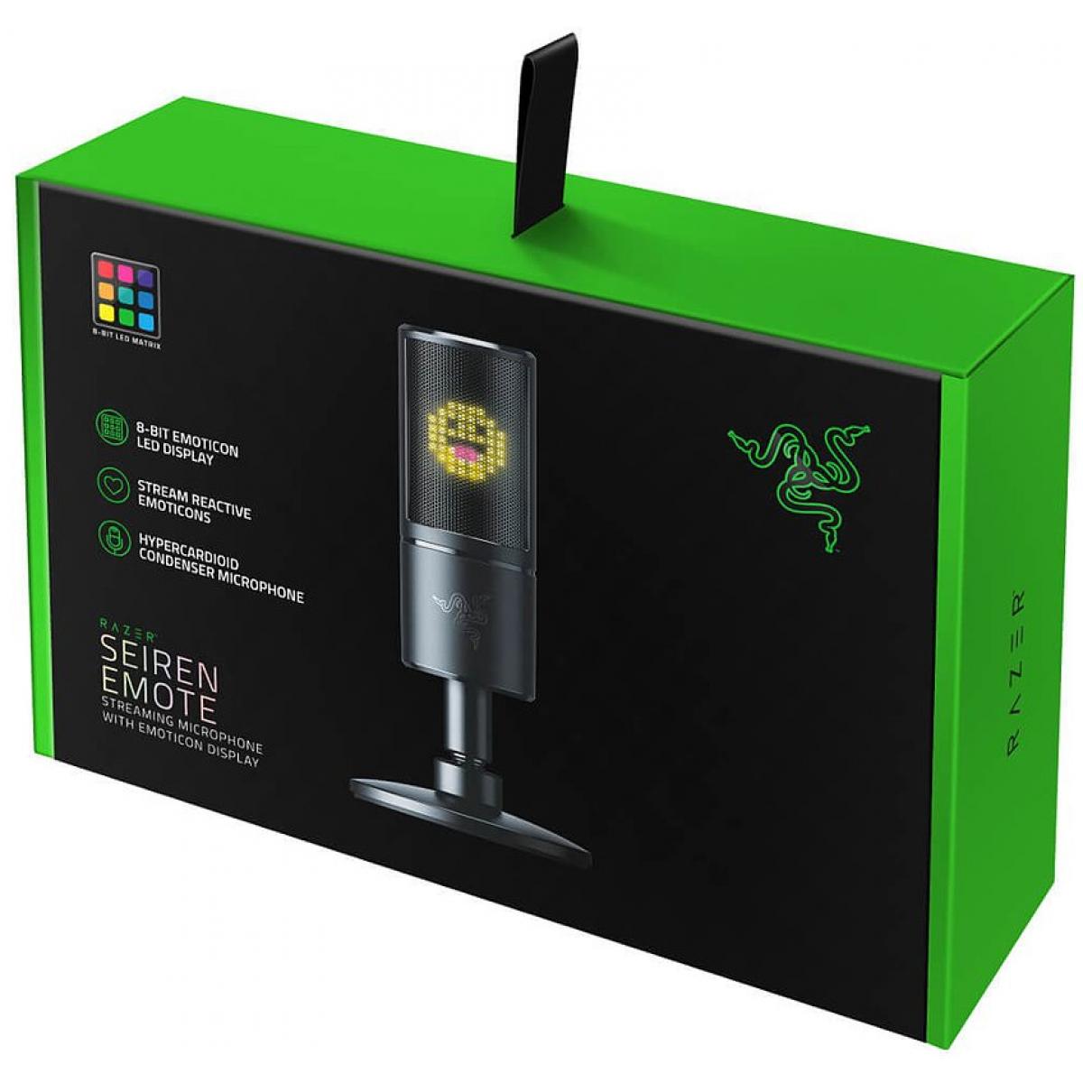 Razer Seiren Emote Streaming Microphone - Adjustable Stand