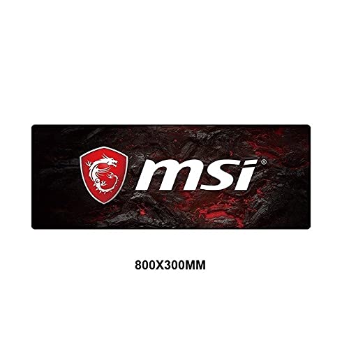 MSI Mouse Pad Large XXL Gamer Anti-slip Rubber Pad Gaming Mousepad