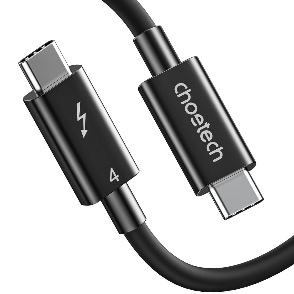 Choetech A3010 Thunderbolt 4 Cable 2.6ft 40Gbps With 100W Charging