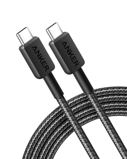 Anker 322 USB-C to USB-C Cable 3 FT Braided