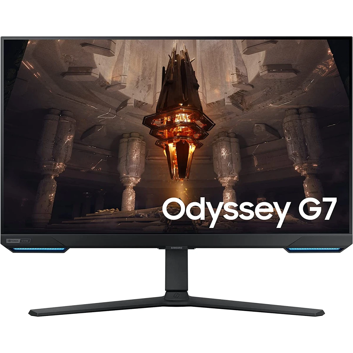 SAMSUNG 28” Odyssey G7 SMART (G70B) Series 4K IPS 144Hz 1ms HDR 400 HDMI 2.1 G-Sync & FreeSync w/ Ajdustable Stand & Speakers