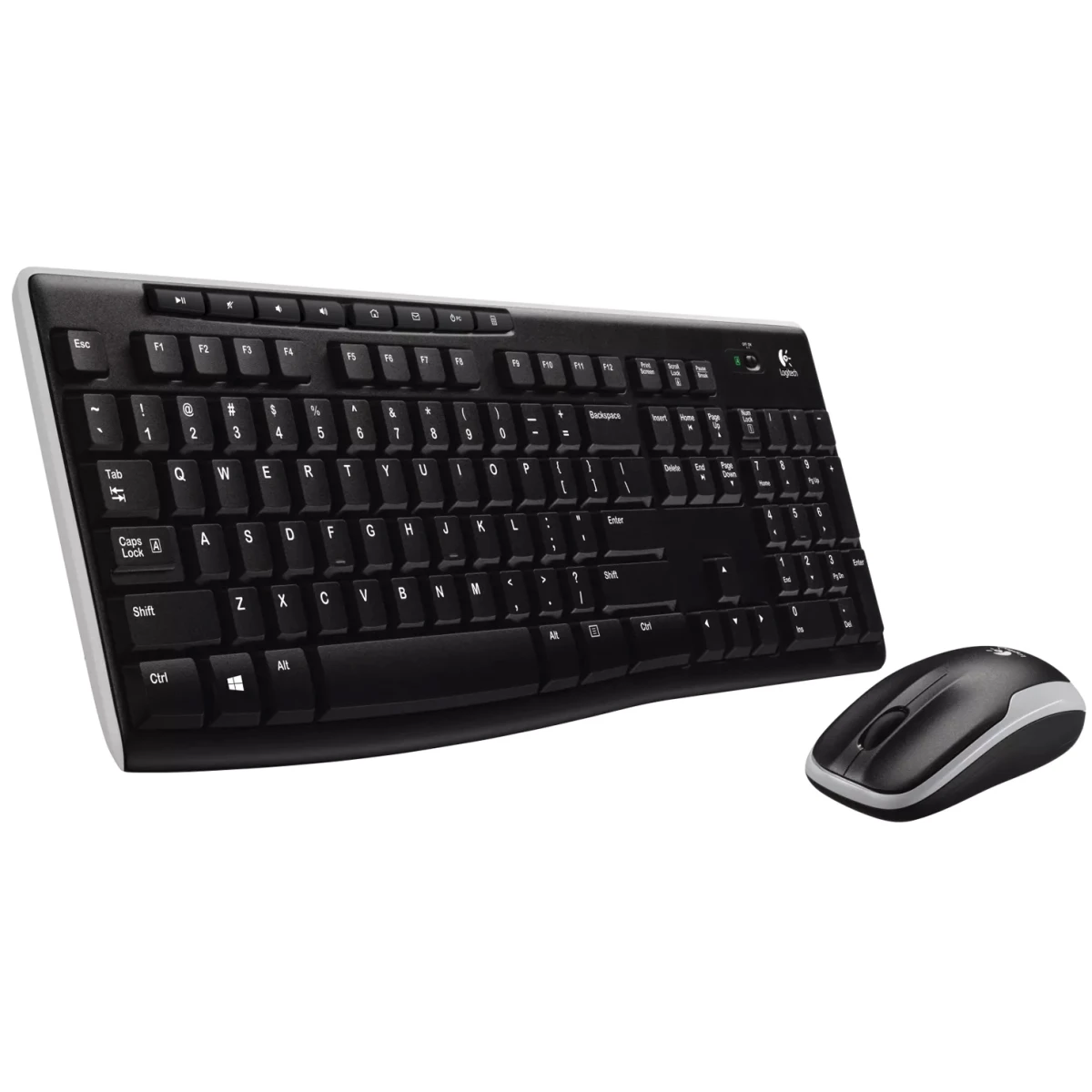 Logitech MK270 Wireless Keyboard and Mouse Combo Arabic / English LayoutReliable Wireless Combo