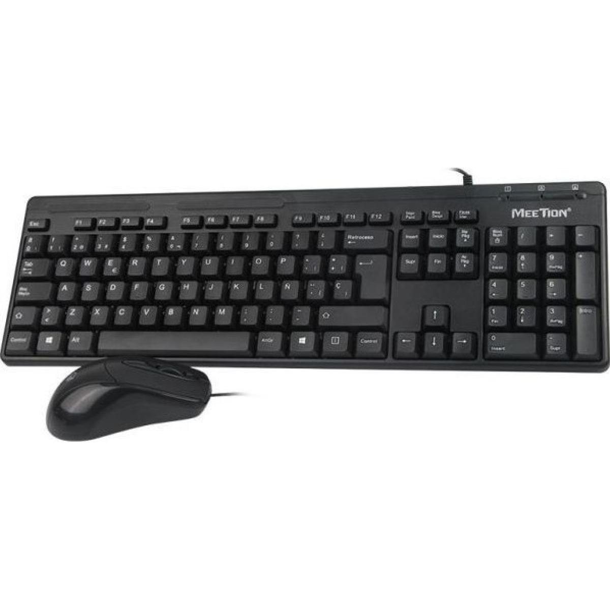 MeeTion MT-AT100 Office Wired Mouse and Keyboard Combo