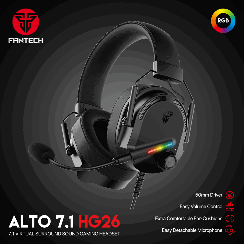 FANTECH ALTO HG26 7.1 VIRTUAL SURROUND SOUND GAMING HEADSET