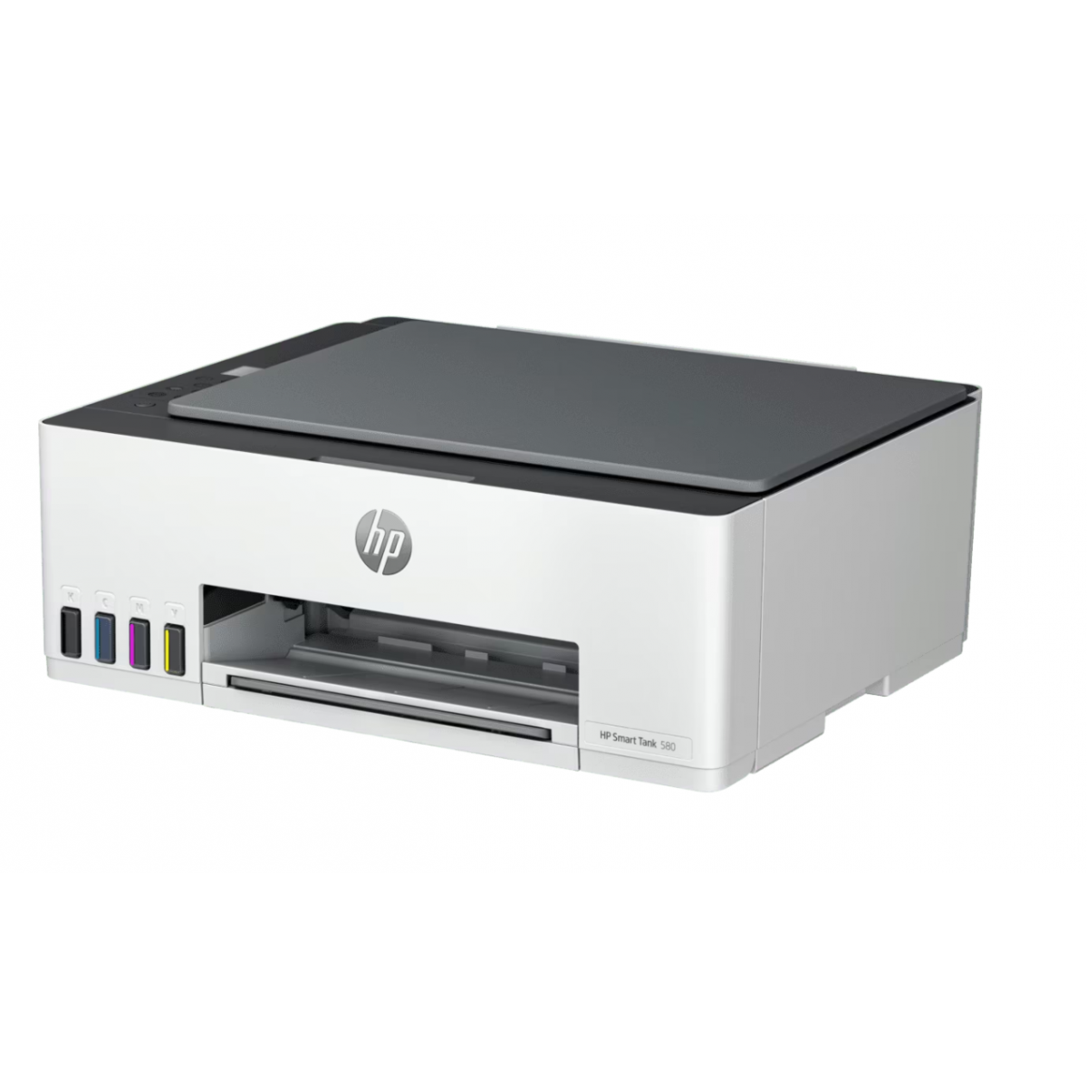 HP Smart Tank 580 All-in-One Printer ,Ink Color Black & Colour, Wi-Fi / Bluetooth, Up to 12,000 black pages and 6,000 color pagesHP Smart Tank 580 All-in-One Printer