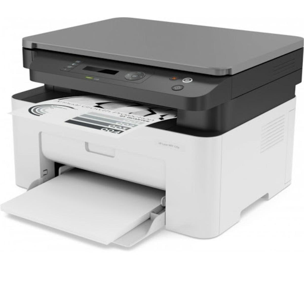 HP Laser MFP 135w  Laser Printer Multifunction 3 in 1 Wireless - Printer