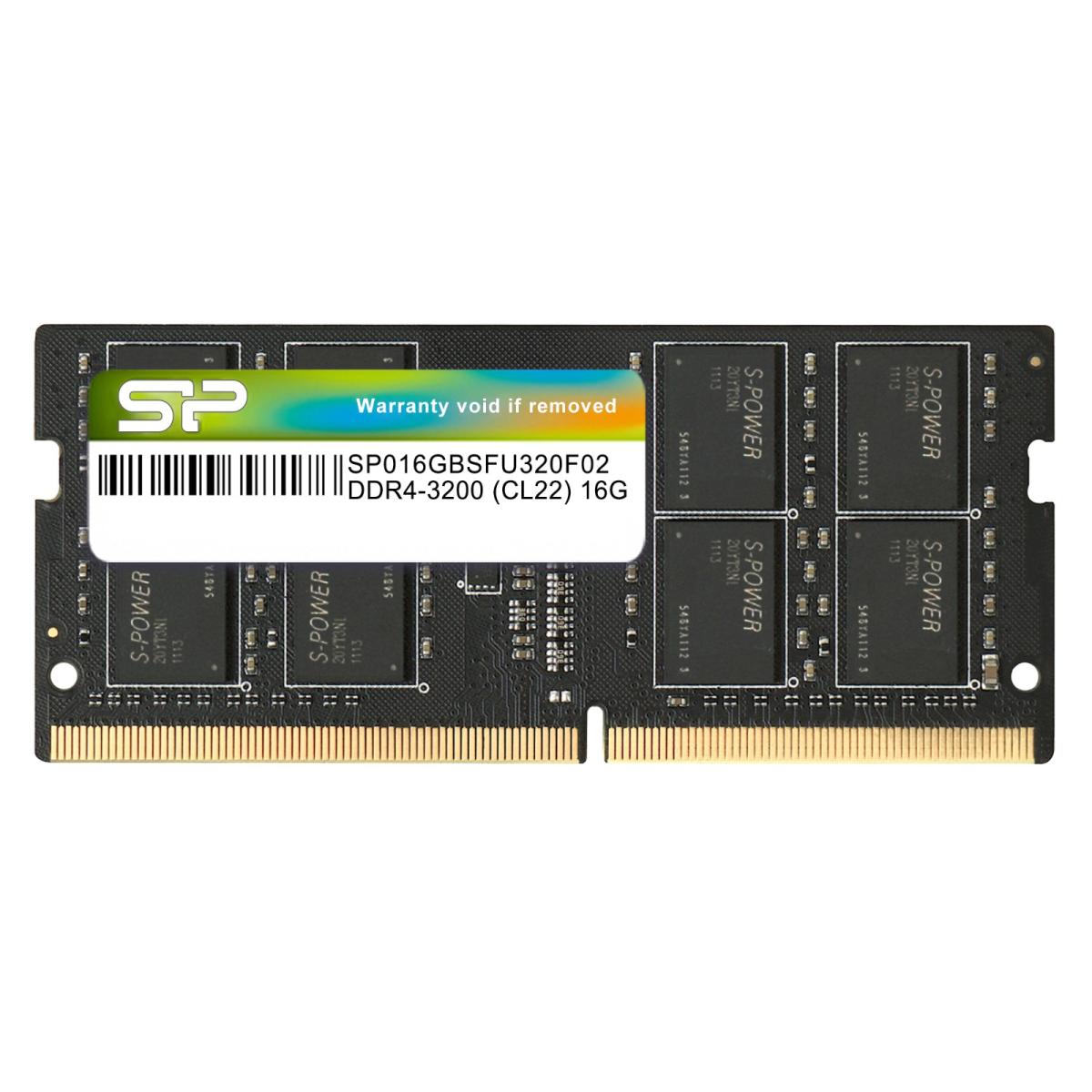 Silicon Power 16GB DDR4 SODIMM-3200 MHz For Laptop