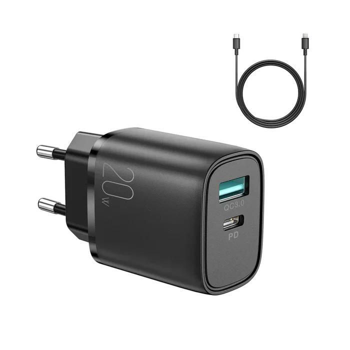 Joyroom L-QP205 20W dual ports fast wall charger EU