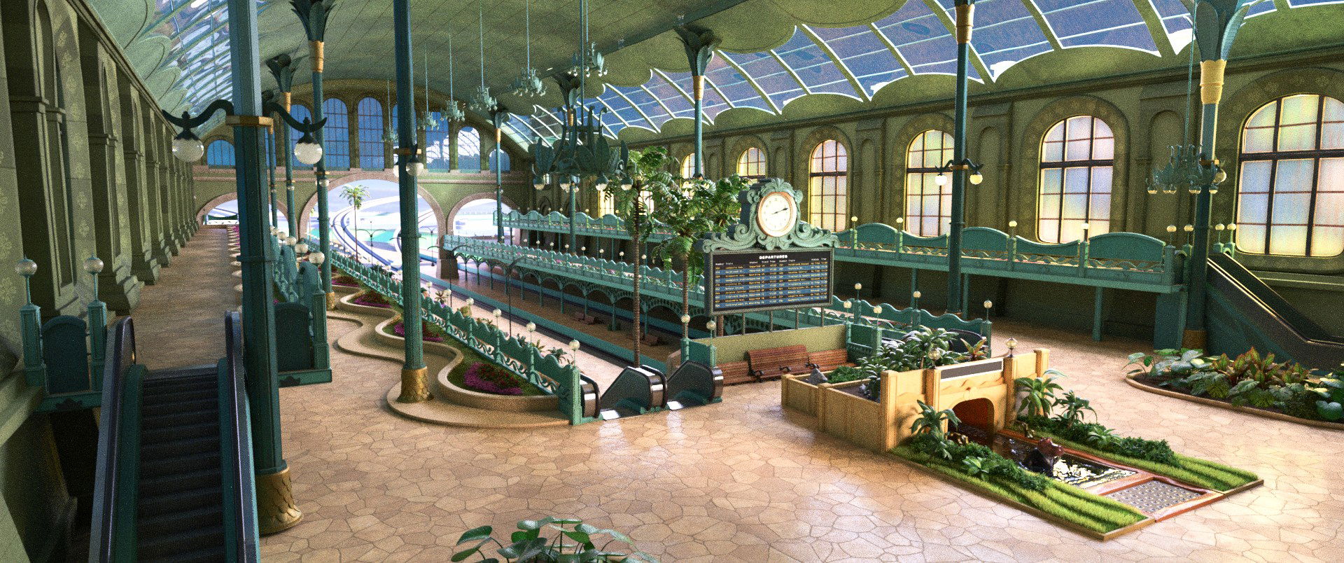 Train Station Interior