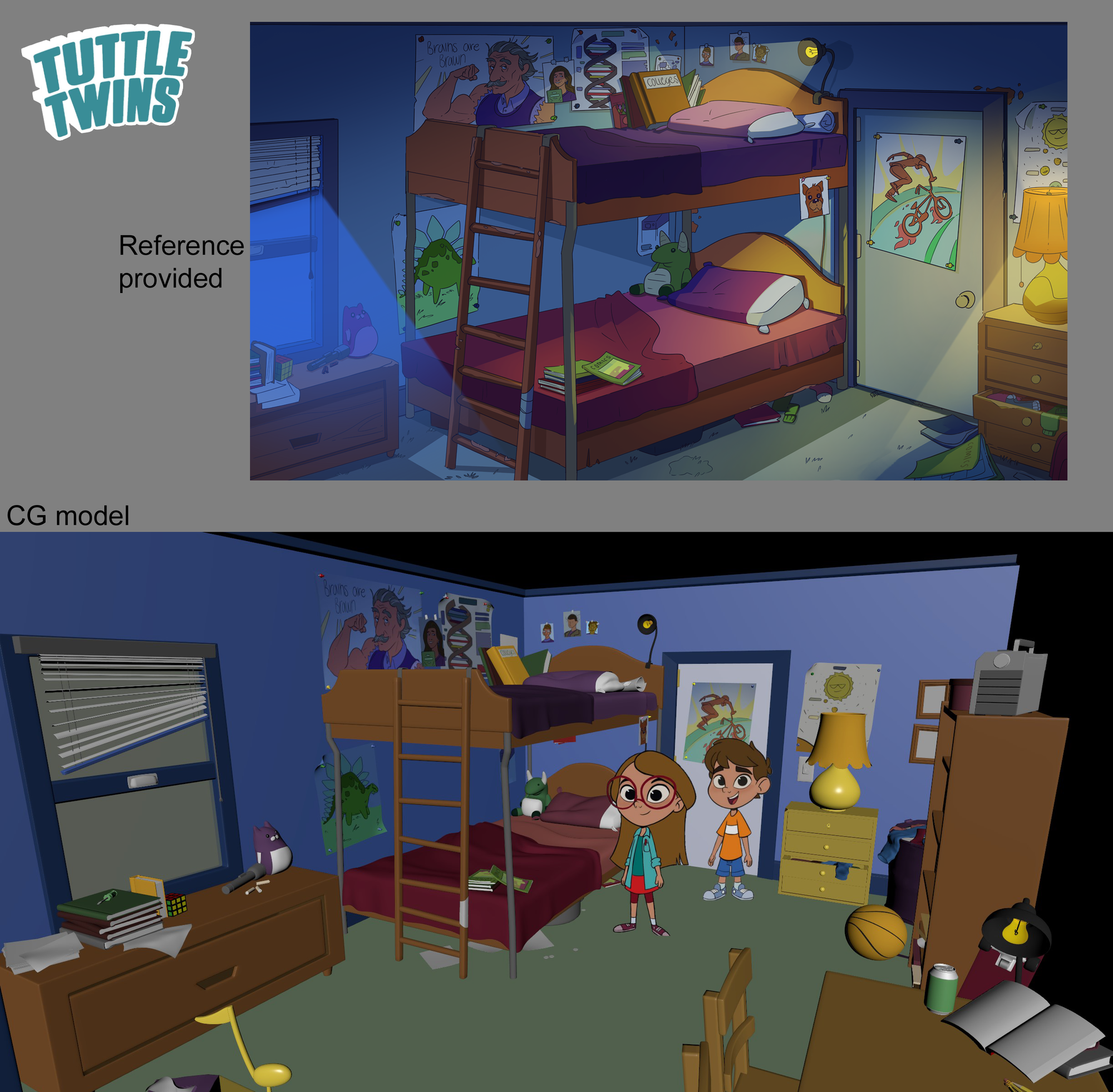 Tuttle Twins bedroom