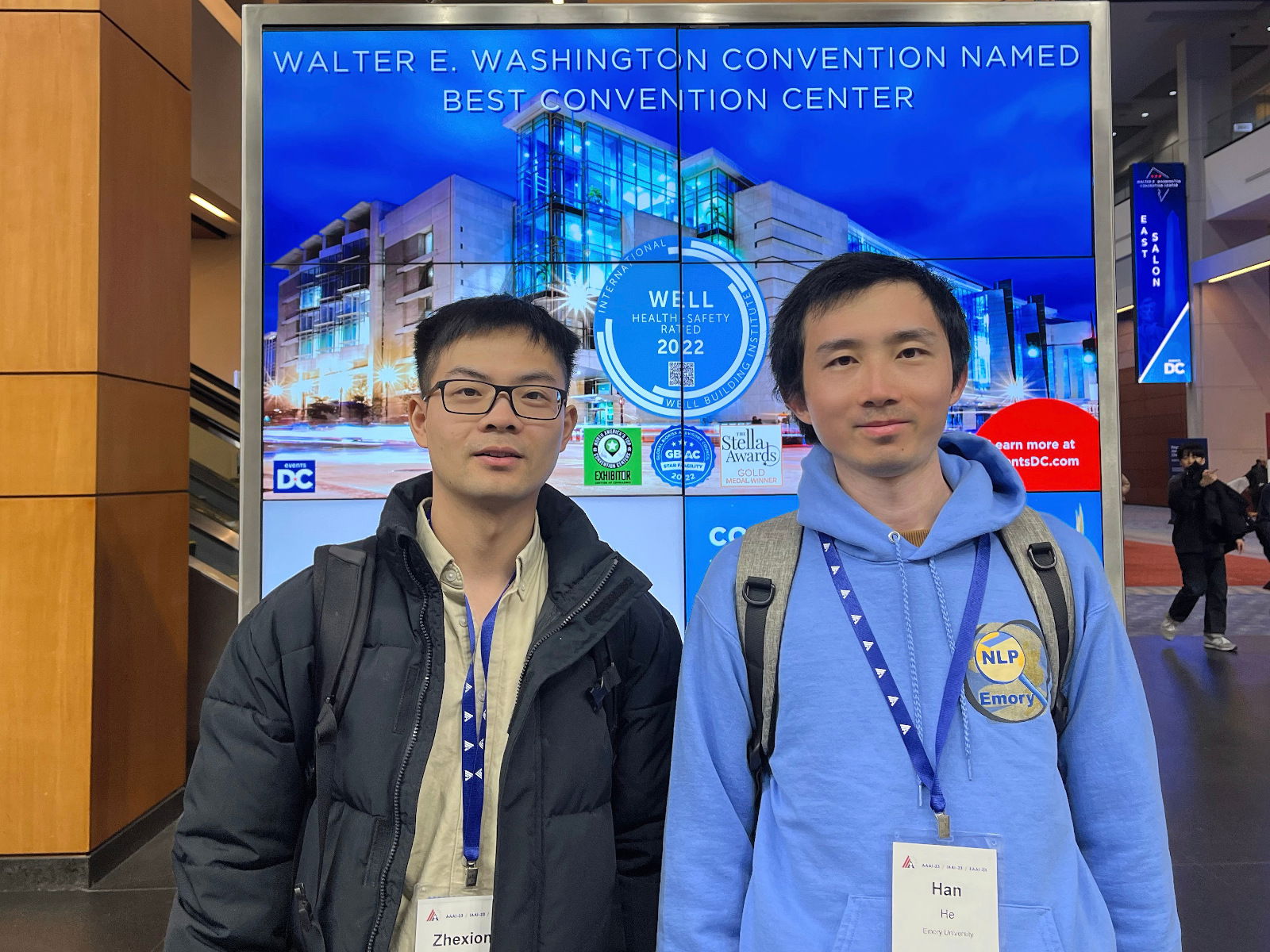 [02/11/2023] Emory Students at AAAI 2023