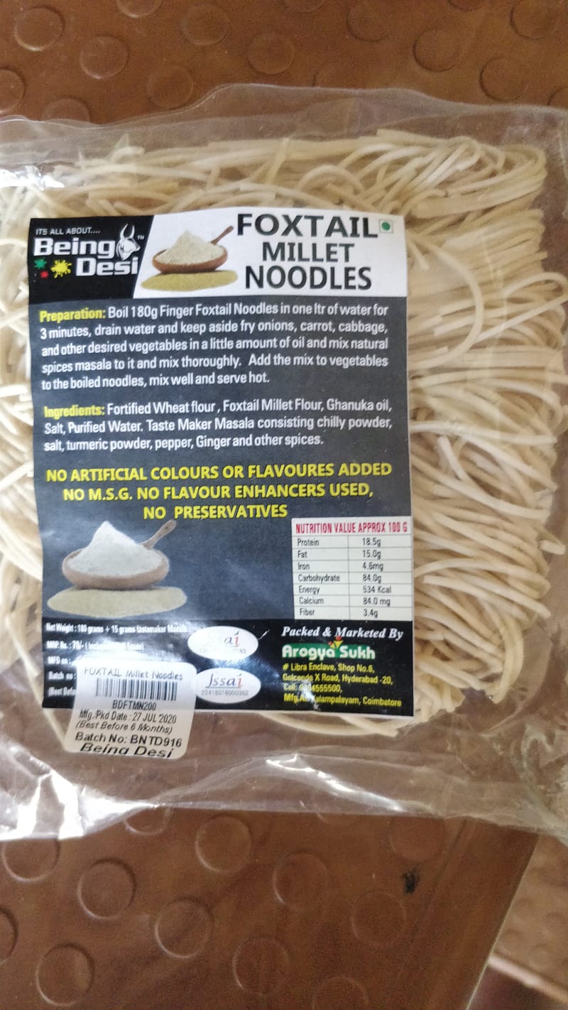 foxtail millet noodles
