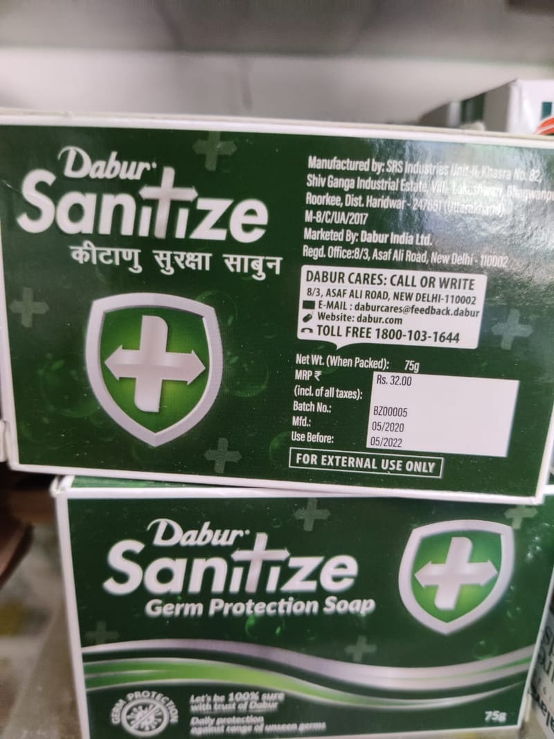 Dabur sanitizer soap