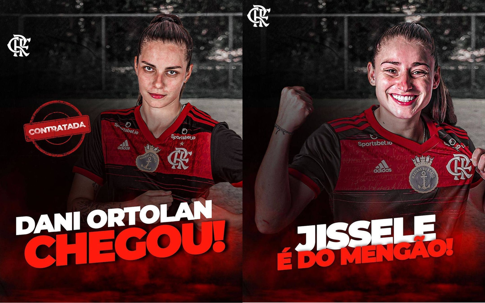 FLAMENGO TRAZ MAIS DOIS REFORÇOS PARA O FEMININO