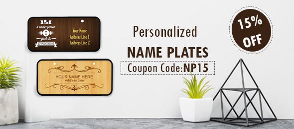 Sway an Elegant Name Plate in Front of the Door, for It Matters