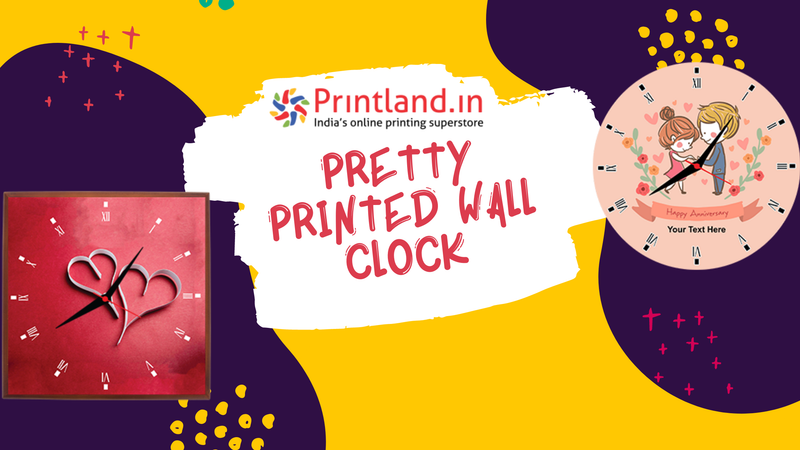 Orfin Your Drawing Room With a Pretty Printed Wall Clock…