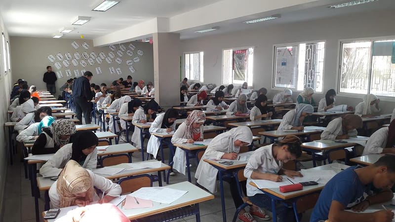 امتحانات تجريبية لمستوي التانية باكلوريا