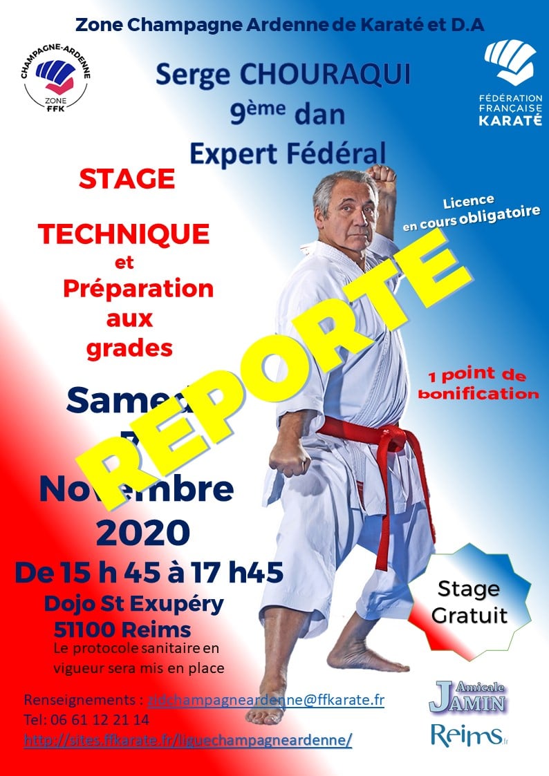 REPORTE Stage Serge Chouraqui - Expert fédéral REPORTE