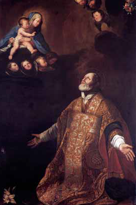 APPARIZIONE DELLA MADONNA A SAN FILIPPO NERI.