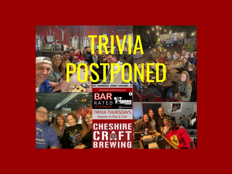 Postponed - Bar Rated Hot Fingers Trivia