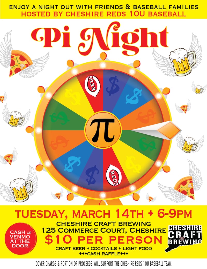 Pi Night! Cheshire Reds U10 Fundraiser