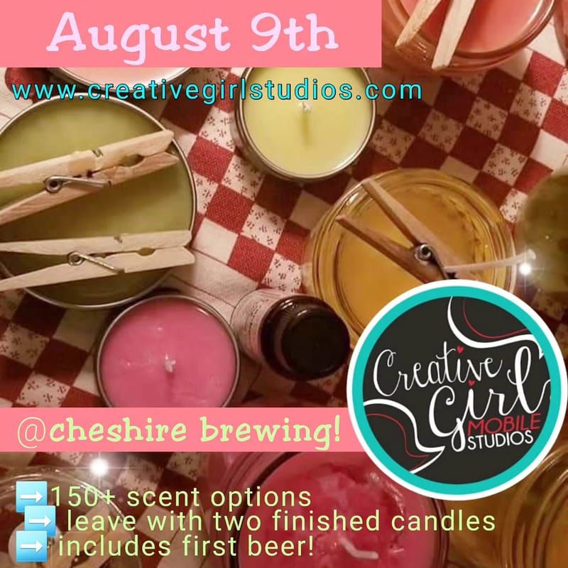 Creative Girl Workshop - Craft n' Sip Candle Making