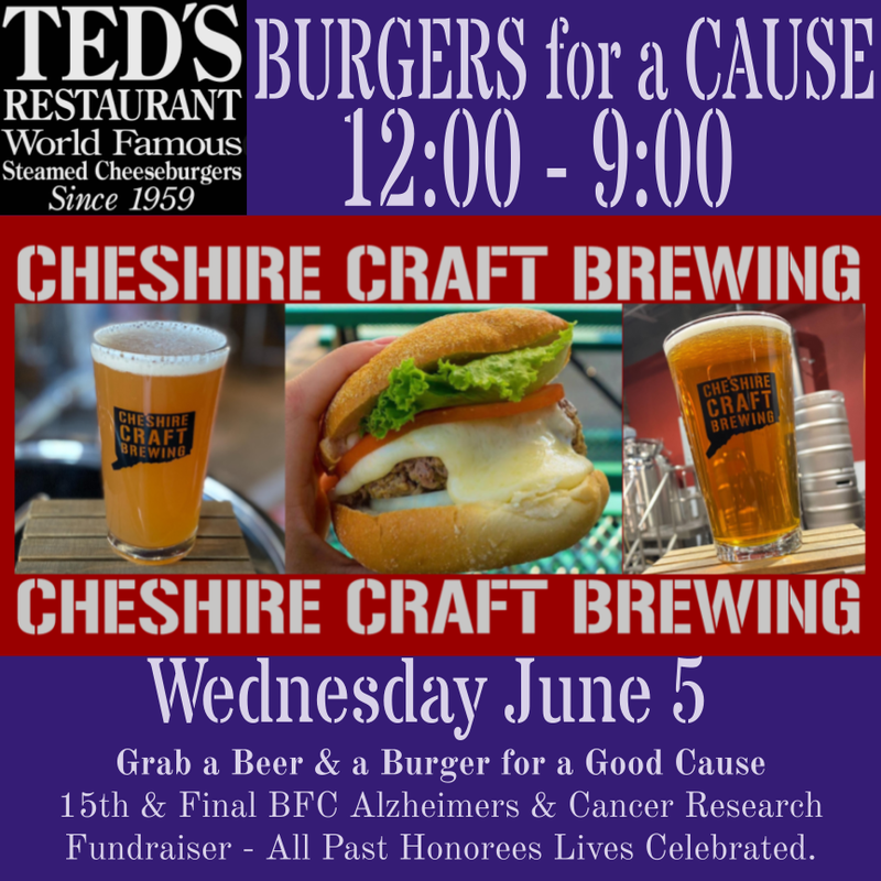 Burgers for a Cause with Ted's Steamed Cheeseburgers