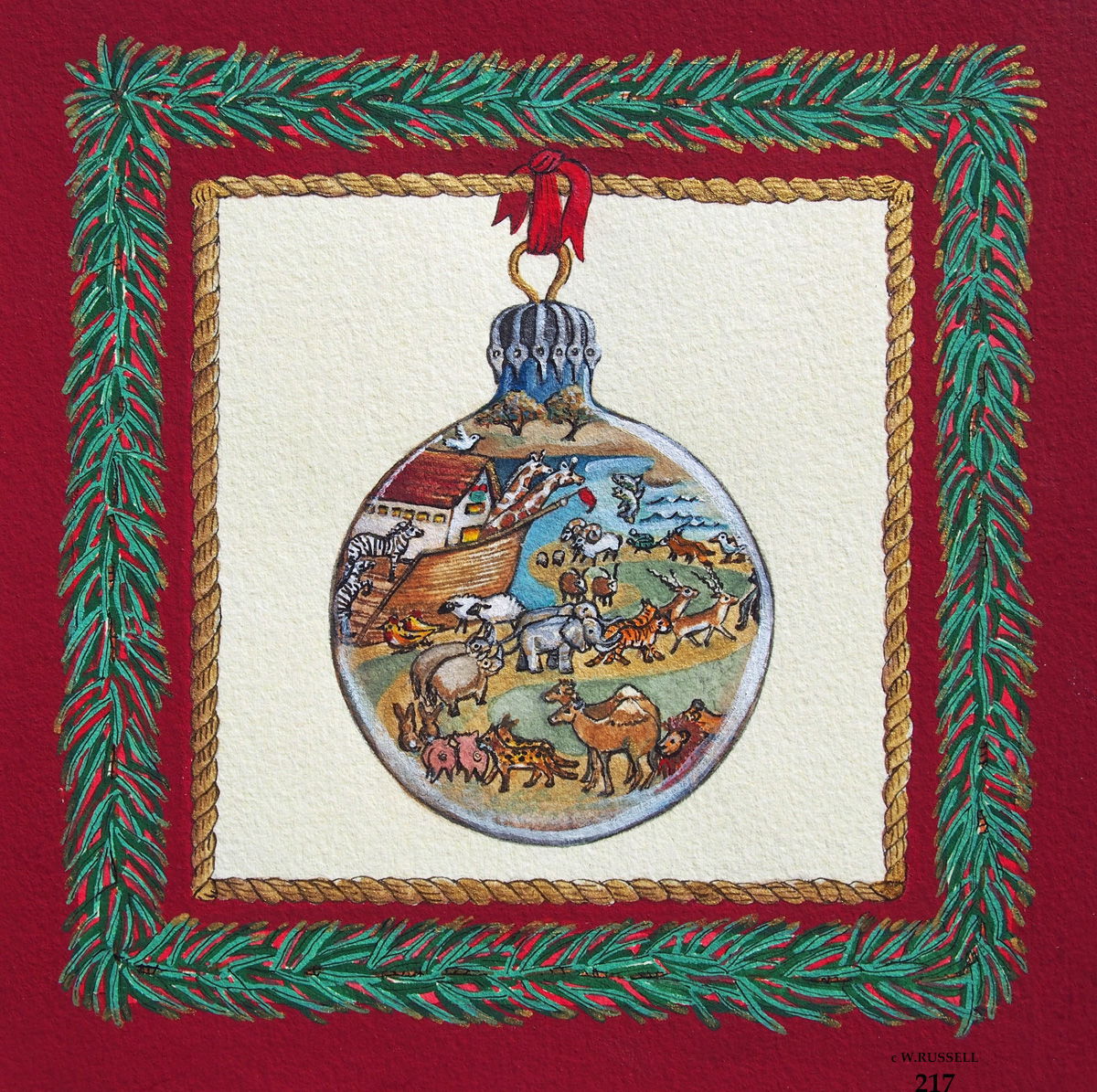 Holiday Ornament Noah's Ark