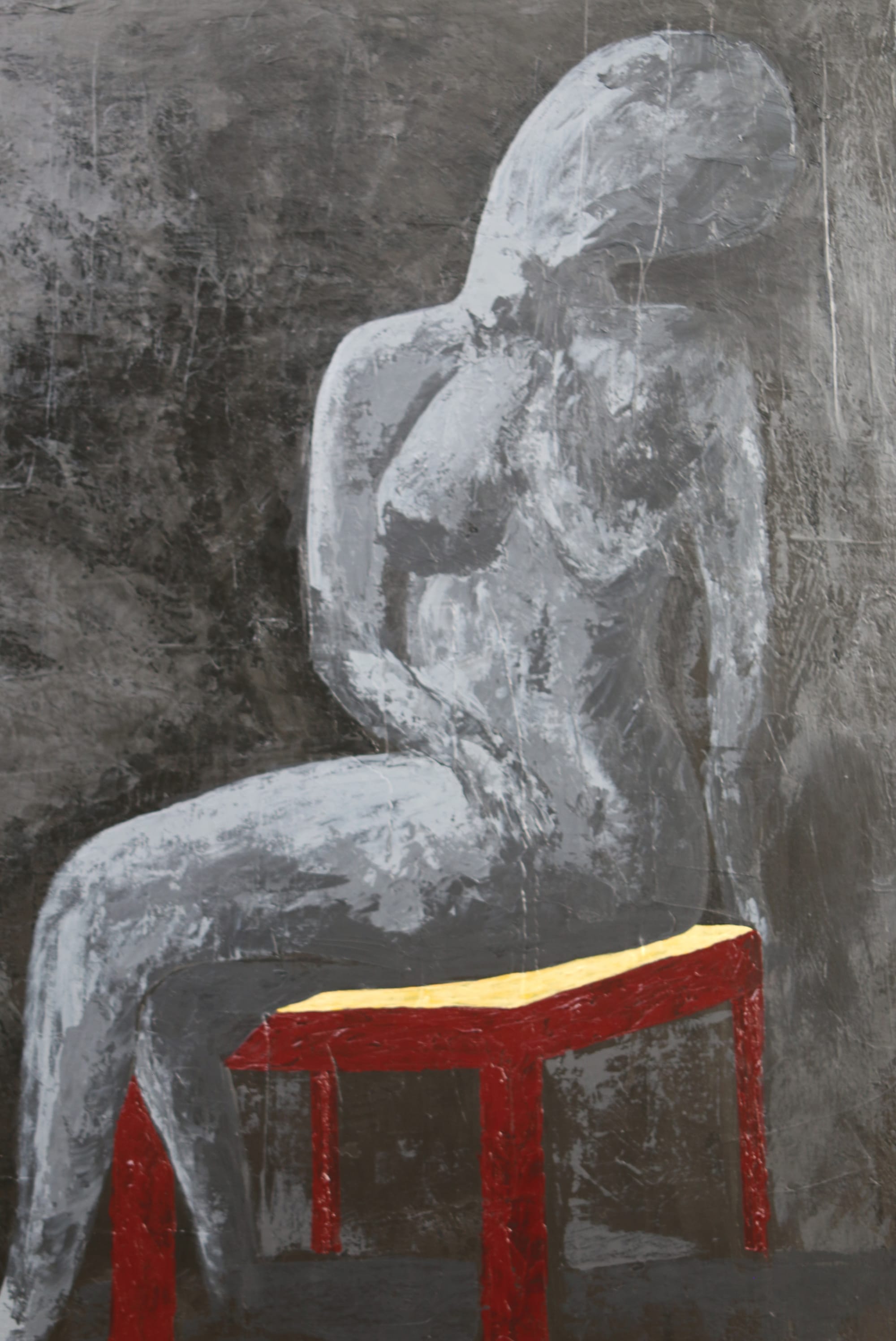 Nude Sitting on a Stool