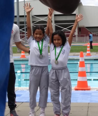 Saray Parra del grupo 2-4 sede niña María