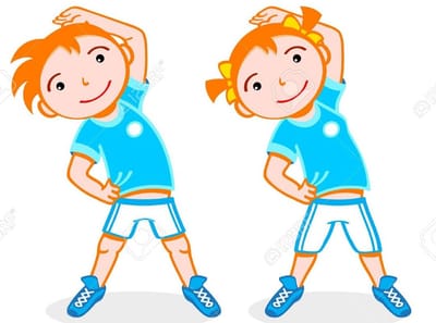 Ejercicios sencillos para que los niños hagan deporte.