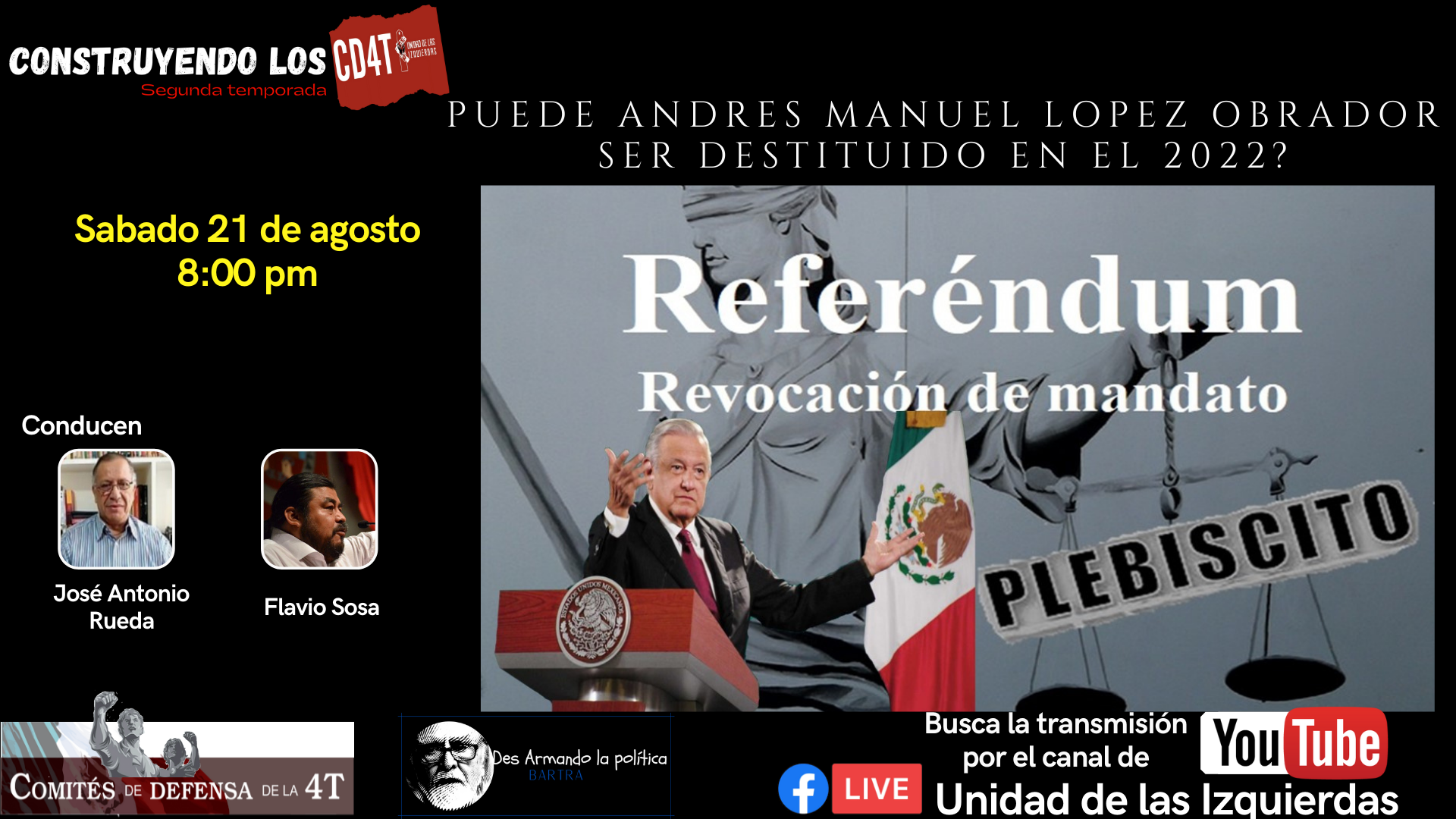 Construyendo los CD4T PUEDE ANDRES MANUEL LOPEZ OBRADOR SER DESTITUIDO EN EL 2022?