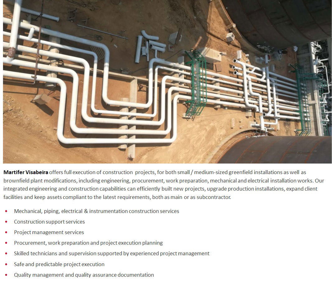 Full execution of construction projects