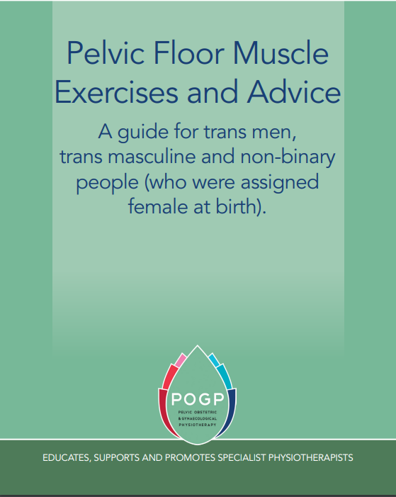 Leaflet for Trans men, trans masculine and non-binary people (assigned female at birth)