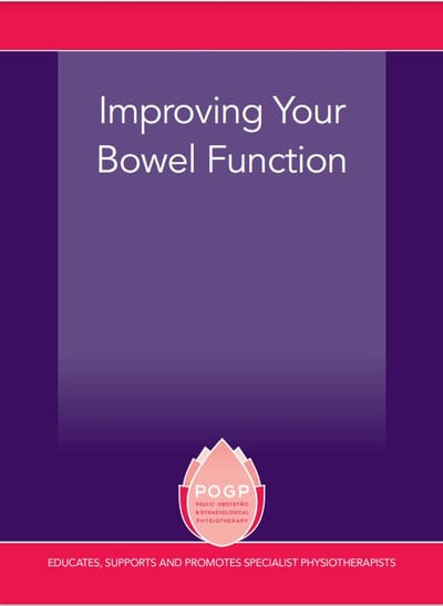 Improving your bowel function
