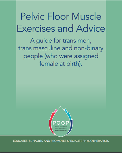 Leaflet for Trans men, trans masculine and non-binary people (assigned female at birth)