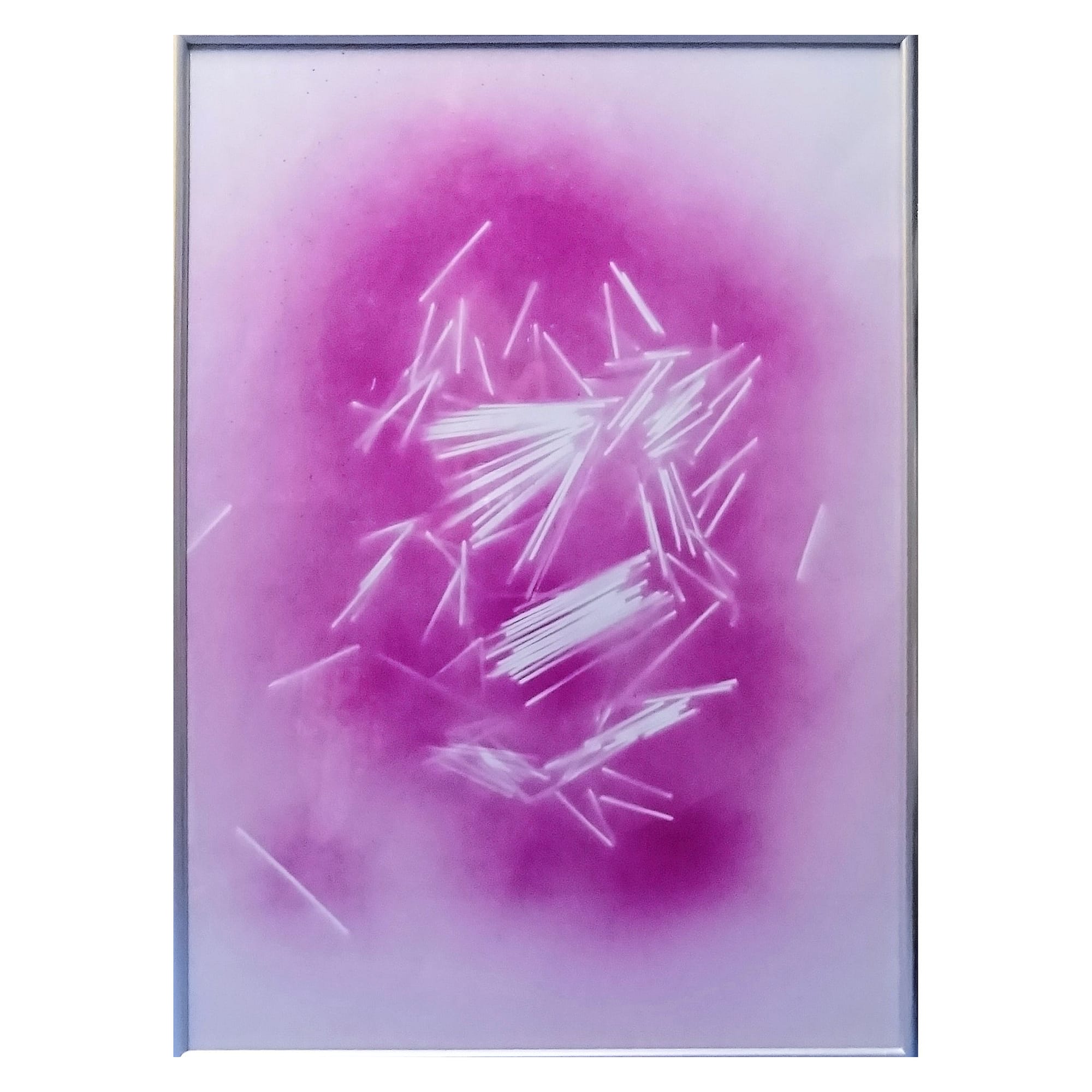119 - White sticks on Pink