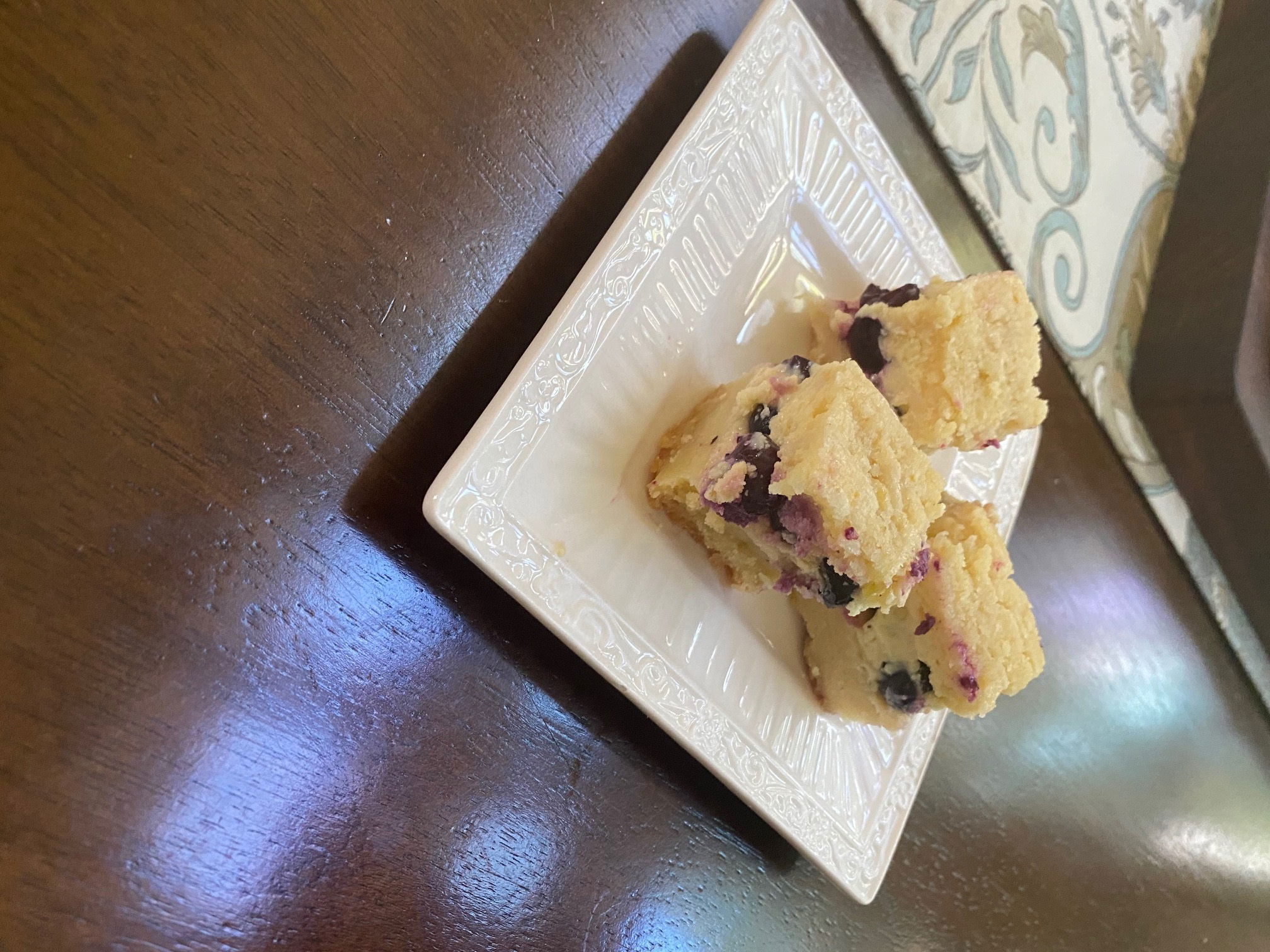 LSU Lemon Blueberry Bar