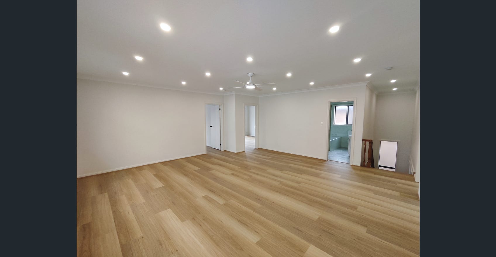 Painting, new flooring, new fans and lights