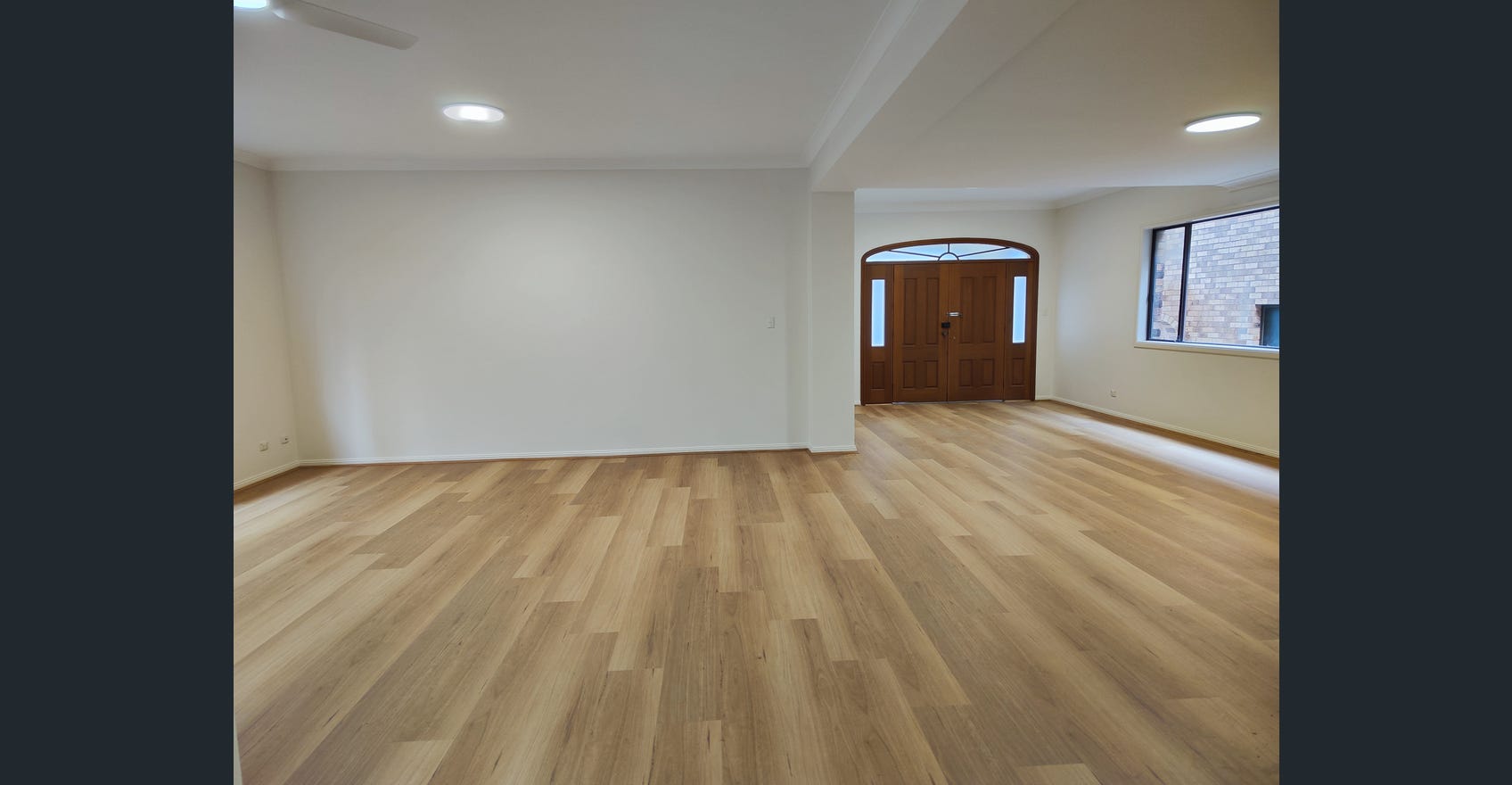 Painting, new flooring, new fans and lights
