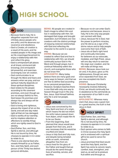 High School Ages & Stages Audio Training