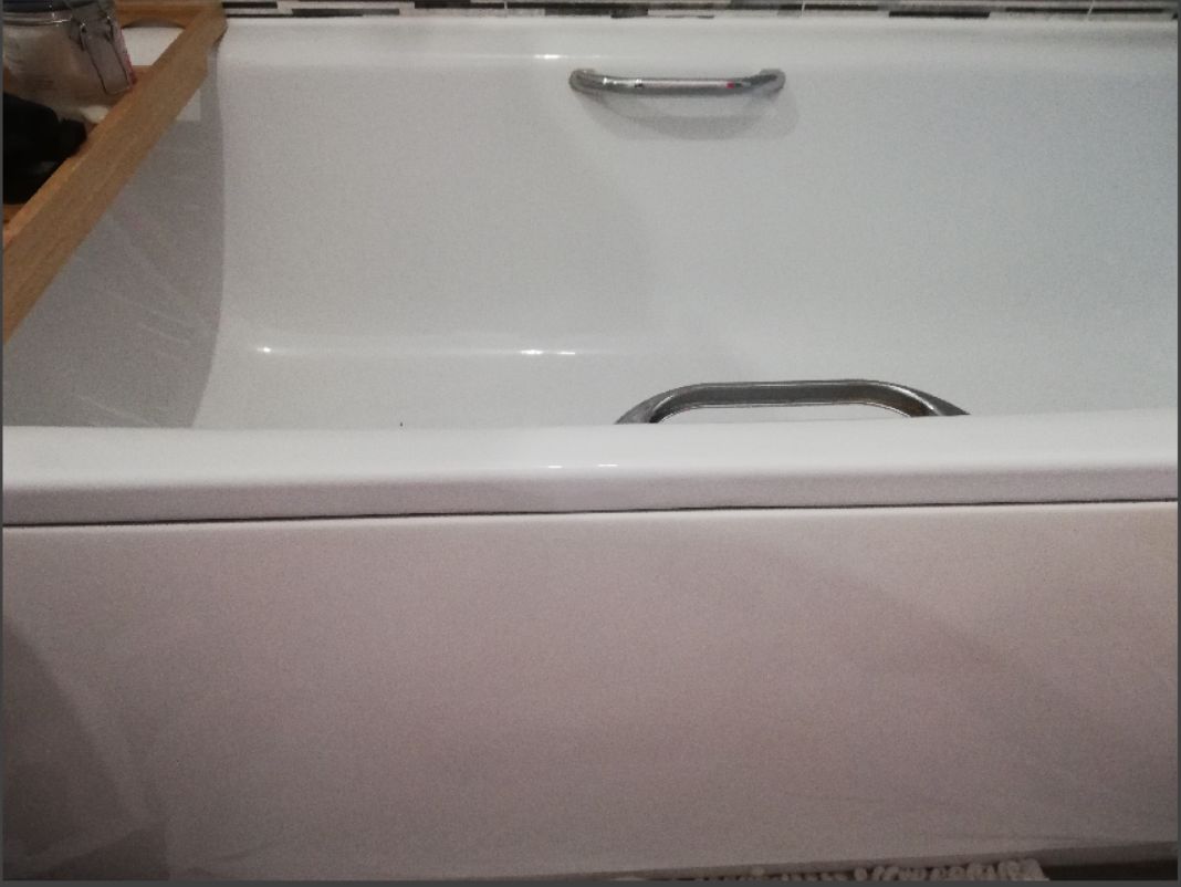 Repaired and coated