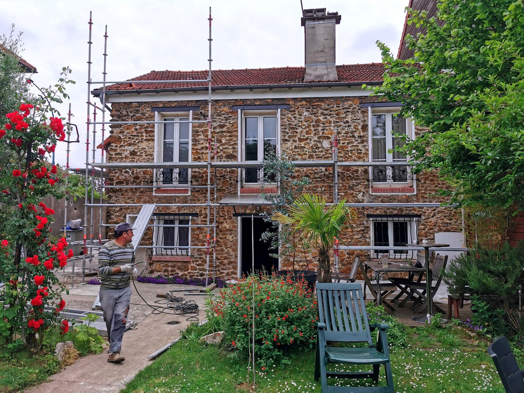 Chantier rehaussement & couverture