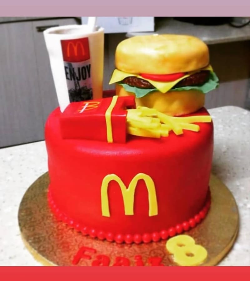 Customemade Mc Donalds Cake