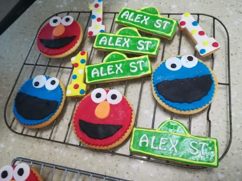 elmo and the cookie monster